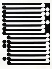 Untitled (1978) by Gordon Walters, screenprint on archival paper, 87/100, sold Dec 2020
