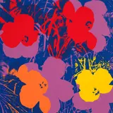 Flowers 11.66 by Andy Warhol, silkscreen print by Sunday B. Morning, sold Dec 2020