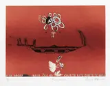 Shane Cotton, Alpha/Omega, lithograph, 19/25