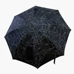 MaDGE GE-free WORLD by John Reynolds, metallic oil-stick on folding umbrella, offered Dec 2020