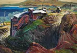 Herbert Harry Tornquist, Sunday at the Quarry, oil on board