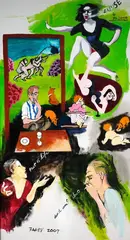 Jacqueline Fahey, that is life, oil on canvas