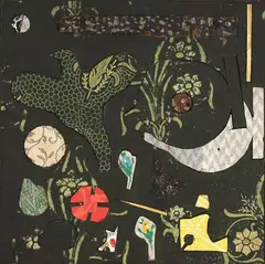 Simon Ogden, Impressions/Expressions, linoleum on ply