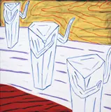 Gavin Chilcott, The Funeral Chorus, oil on canvas