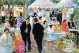 Lance O'Gorman, Art Party, oil on canvas