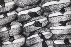 Doughnuts by Peter Peryer, gelatin silver print, sold Dec 2020