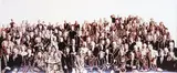 Group Portrait of the International Council of MoMA by Vik Muniz, photograph, 66/140, sold Dec 2020
