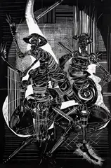 Sheyne Tuffery, Future Primitives, monoprint, 1/1