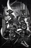 Sheyne Tuffery, Future Primitives, monoprint, 1/1