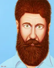 Mark Olsen, Untitled - Bearded Man, oil on canvas