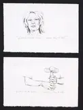 Mary McIntyre, Self-portrait with Blue Balloon I and 2