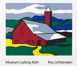 Roy Lichtenstein, Red Barn II  poster for the Museum Ludwig Koln
