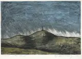 Inge Doesburg, Mt Cargill, monoprint