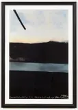 Colin McCahon, Tomorrow will be the same but not as this, silkscreen print with archival ink on BFK Rives Italian art paper, 49/100