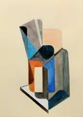 Imogen Taylor, Stripped, watercolour on paper (2019)