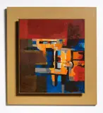 John Ritchie, Mud Flat - Ohiwa, oil on board