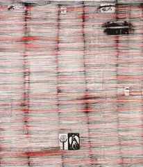 John Pule, Hoko (Arrived), oil on unstretched canvas