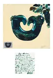 Andrew McLeod, Hei - Matau, oil and collage on canvas, two panels