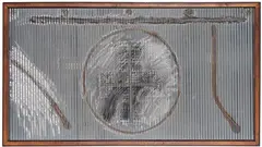 Ralph Hotere, Untitled, blowtorched and burnished baby iron with applied acrylic