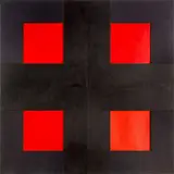 Ralph Hotere, Red Square Four (Human Rights Series)