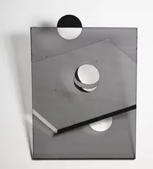 Neil Dawson, Meld, acrylic on steel and mesh (1985)