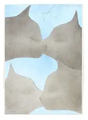 Prediction by Michael Harrison, acrylic on paper (2006 - 2008), sold Sep 2020