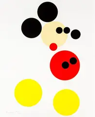 Mickey (Large) by Damien Hirst, screenprint with glazes, edition of 50, printer's proof (2014), sold Sep 2020