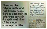 Billy Apple, Tales of Gold (Gold Standard), enamel on gold passivated steel, 7 panels (1988)