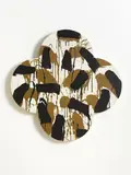 Max Gimblett, Mustard Seed, metallic pigments and acrylic polymer on canvas