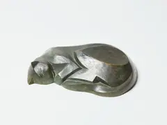 Study of a Sleeping Cat by Terry Stringer, cast bronze, a/p, sold Sep 2020