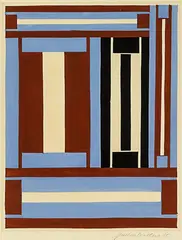 Untitled by Gordon Walters, gouache on paper, offered Sep 2020