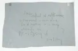 Lionel Budd, 1st method of indifference is the mind a thing which Is of matter or a thing which Is not the realizing of reality?, oilstick, acrylic and duct tape on blind