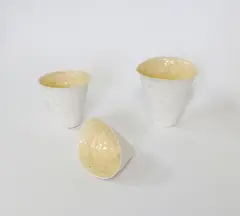 Emily Siddell, Untitled, glazed ceramic, three pieces