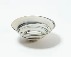 Agate flared bowl by John Parker, unglazed ceramic, sold Jun 2020