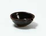 Len Castle, Large pouring bowl, stoneware with tenmoku glaze