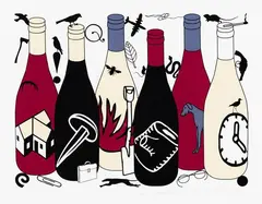 Wine Attachments by Richard Killeen, lithograph, 76/100, offered Jun 2020