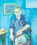 Alan Pearson, Portrait of Herman Gladwin, oil on board