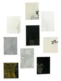 Kirsty Gorman, Untitled (Ruffle), mixed media on board, 9 parts