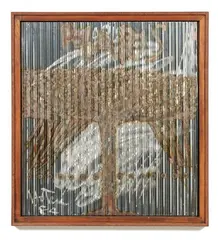 Ralph Hotere, Polaris, blow torched and burnished baby iron