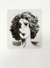 Le Viol/The Rape by René Magritte, etching on Arches paper, 1934, 336/950, offered Jun 2020