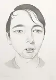 Peter Stichbury, Portrait of the Artist’s Brother, graphite on paper