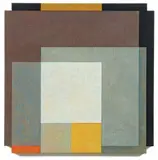 Roy Good, Notched Series – Small No 1, oil on canvas on artist’s shaped construction