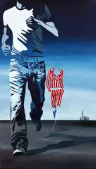 Anah Dunsheath, High Performance, acrylic on board