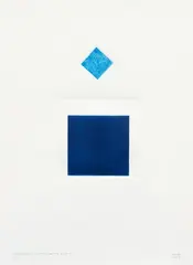 Geoff Tune, Thoughts on Malevich No 7 A, etching, 3/10