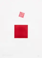 Geoff Tune, Thoughts on Malevich No 7 C, etching, 2/10
