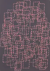 Untitled by John Reynolds, oilstick and acrylic on paper, sold Jun 2020