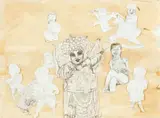 Guo Jian, For Double Happiness, ink and collage on paper