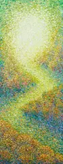 Mark Hutchins, Untitled – Garden painting, mixed media on paper