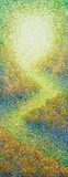Mark Hutchins, Untitled – Garden painting, mixed media on paper
