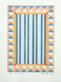 Stanley Palmer, Flag – Enclosed Margin, watercolour on paper